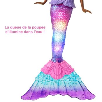 Barbie – Poupée Barbie Dreamtopia Sirène Lumières Scintillantes 3