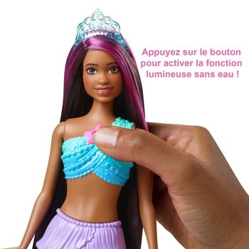 Barbie – Poupée Barbie Dreamtopia Sirène Lumières Scintillantes 4