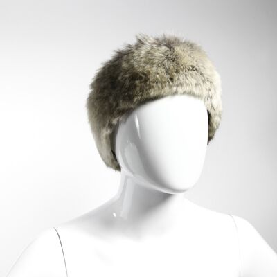 Small collar / Headband in luxury faux fur - Made in France