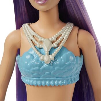 Barbie Dreamtopia Poupée Barbie Sirène, Cheveux Violets 3