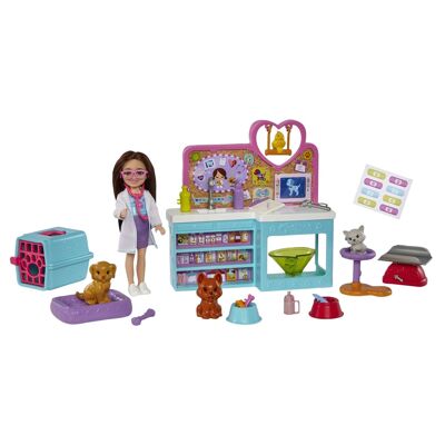 Barbie – Coffret Chelsea Vétérinaire