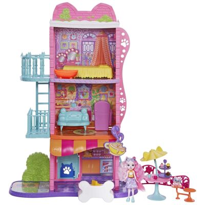 Enchantimals - Apartment Set (71cm), Puppe, Hund, Zubehör