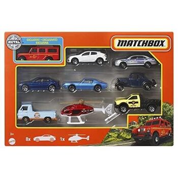 Mattel - Réf : X7111 - Matchbox – Assortiment Coffret 9 Véhicules 4