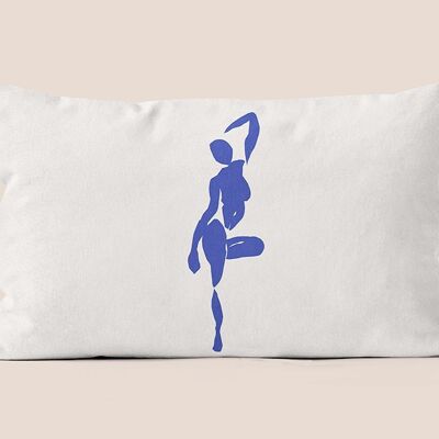 trendy decorative blue cushion - Nokomis