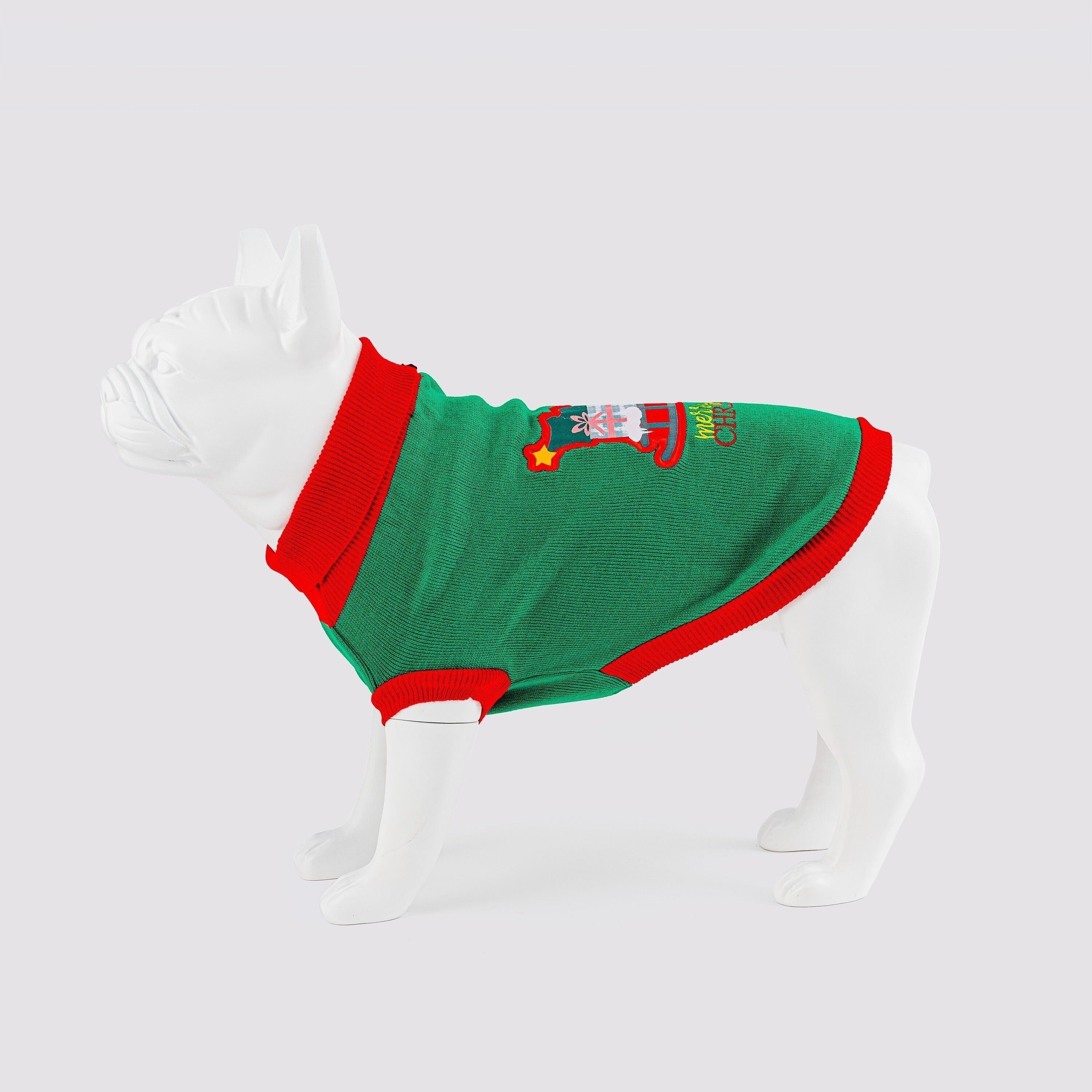 Bulldog christmas clearance jumper for dog