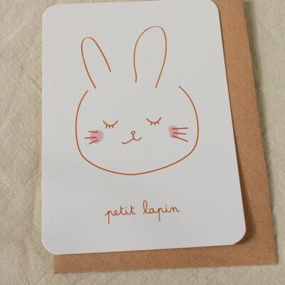 Postcard Little rabbit