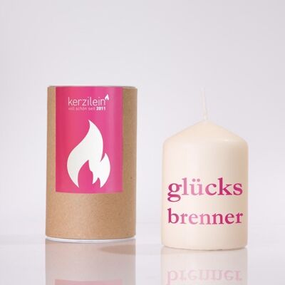 Flämmchen "Glücksbrenner" pink