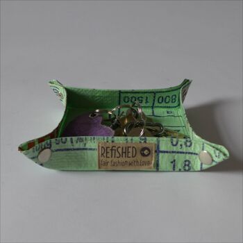 Vide poche 'VIDE POCHE' - sacs d'aliments pour poissons et sacs de ciment recyclés 2