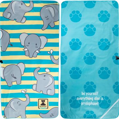 Serviette de Plage Éléphant - Microfibre