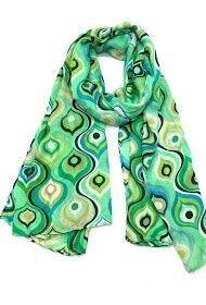 thin scarf xt-50 green