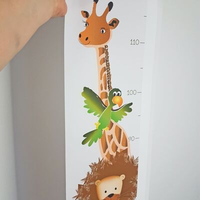 Jungle fabric height chart