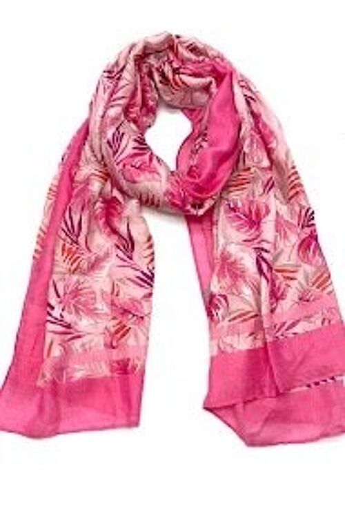 Foulard fin XT-45 rose