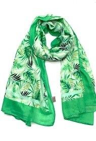 Thin scarf XT-45 green