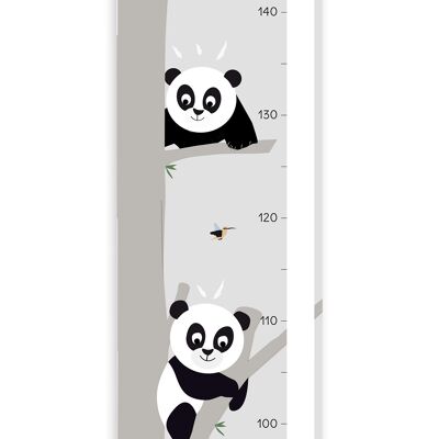 Tabla de altura de tela Panda