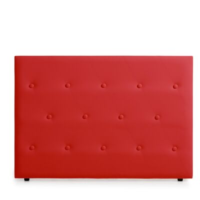UPHOLSTERED HEADBOARD VENICE Faux Leather - RED