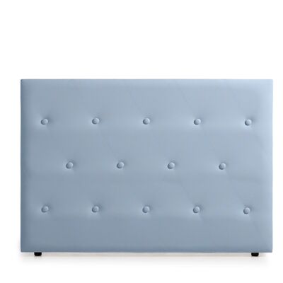 UPHOLSTERED HEADBOARD VENICE Faux Leather - LIGHT BLUE