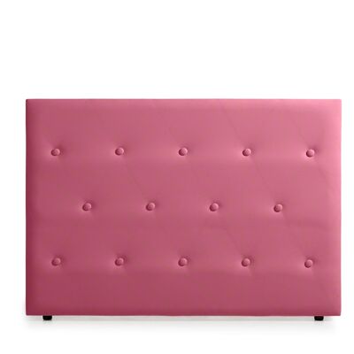 UPHOLSTERED HEADBOARD VENICE Faux Leather - PINK