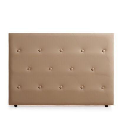UPHOLSTERED HEADBOARD VENICE Faux Leather - SAND