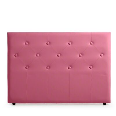 VICTORIA UPHOLSTERED HEADBOARD FEATHER LEATHER - PINK