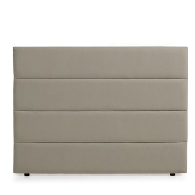 GENOVA ACULINE UPHOLSTERED HEADBOARD - LIGHT GRAY