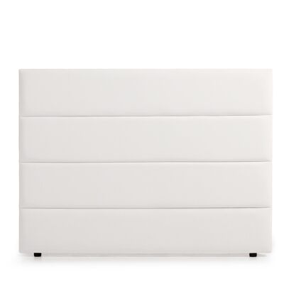 UPHOLSTERED HEADBOARD GENOA Faux Leather - WHITE