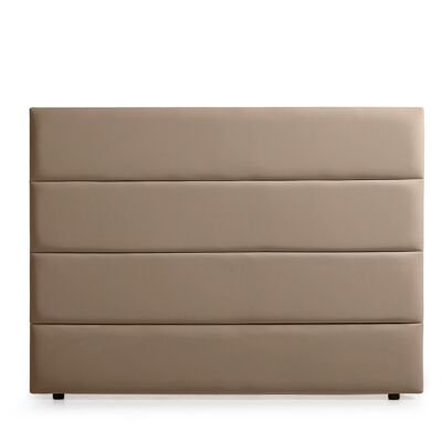 UPHOLSTERED HEADBOARD GENOA Faux Leather - TOPO