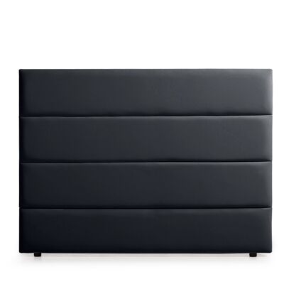 UPHOLSTERED HEADBOARD GENOA Faux Leather - ANTHRACITE