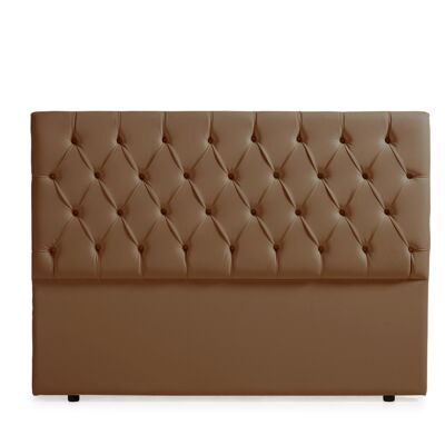 UPHOLSTERED HEADBOARD CAPRI LEATHER - BROWN