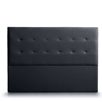 UPHOLSTERED HEADBOARD ATENEA Faux Leather - ANTHRACITE
