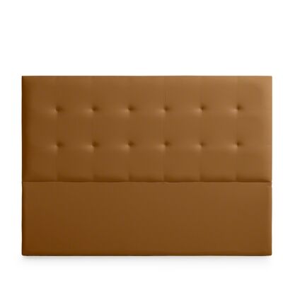 UPHOLSTERED HEADBOARD ASTORIA FAUX LEATHER - COPPER