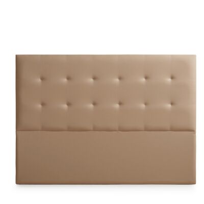 UPHOLSTERED HEADBOARD ASTORIA Faux Leather - SAND