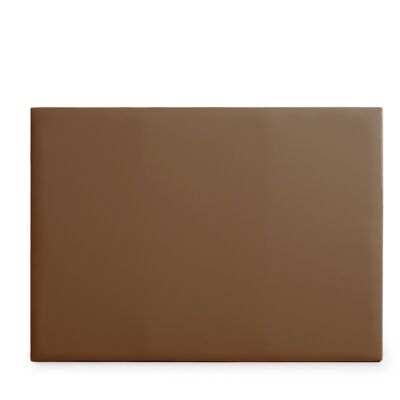 UPHOLSTERED HEADBOARD NEUS LEATHER - BROWN