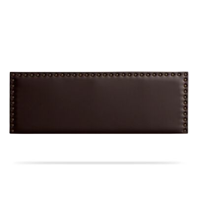 MODENA UPHOLSTERED HEADBOARD FAUX LEATHER - CHOCOLATE