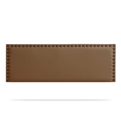 MODENA UPHOLSTERED HEADBOARD FAUX LEATHER - BROWN