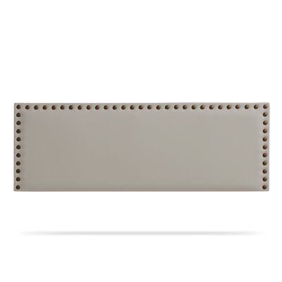 MODENA UPHOLSTERED HEADBOARD FAUX LEATHER - LIGHT GRAY