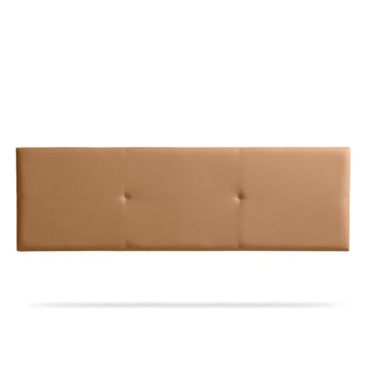 UPHOLSTERED HEADBOARD ALMA Faux Leather - LIGHT COPPER