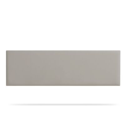 UPHOLSTERED HEADBOARD NOVA Faux Leather - LIGHT GRAY