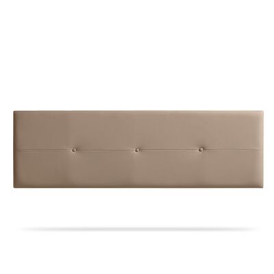 UPHOLSTERED HEADBOARD NAPOLI LEATHER - TOPO