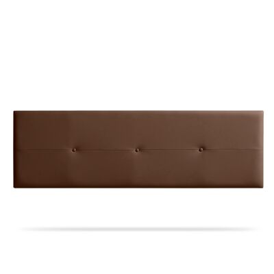 NAPOLI UPHOLSTERY UPHOLSTERED HEADBOARD - DARK BROWN