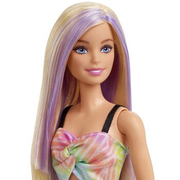 Barbie – Poupée Barbie Fashionistas 190, Mèches Violettes 3