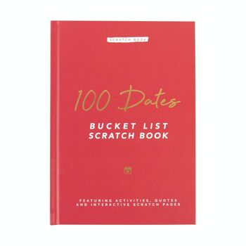 Bucket List Scratch Book 100 dates 2