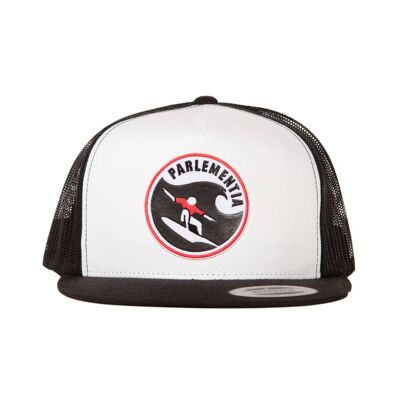 Cappellino snapback nero/bianco - Patch sulle dita