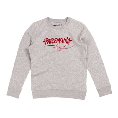 Sudadera niño gris - rojo Calder