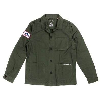Khaki workshop jacket - Hill patch
