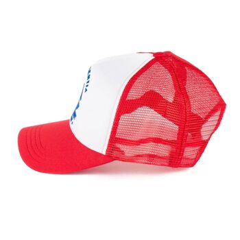 Trucker cap red/white - blue Easysurf 1