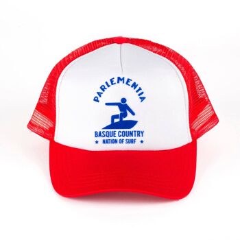 Trucker cap red/white - blue Easysurf 2