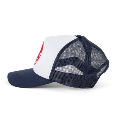 Trucker cap navy/white - red P'psy