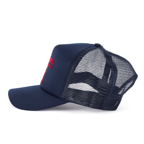 Trucker cap navy - red Drop