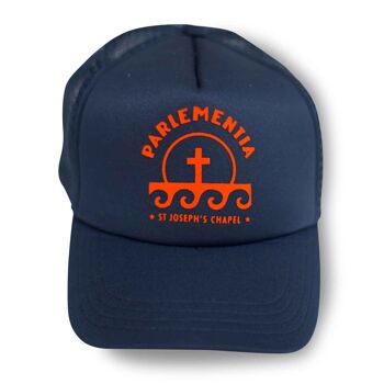 Trucker cap navy - orange Chapel 3