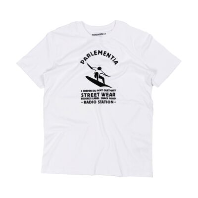 T-shirt white - black Fingers radio